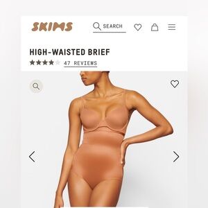 Skims Barely There High Waisted Brief